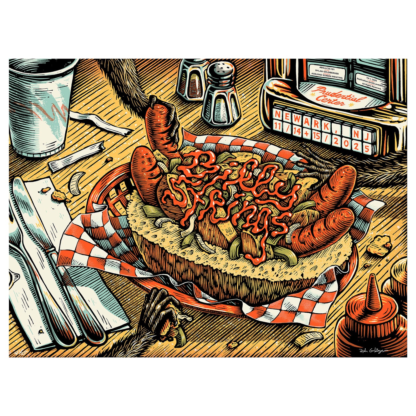 Billy Strings Newark 11/14+15/25 Poster