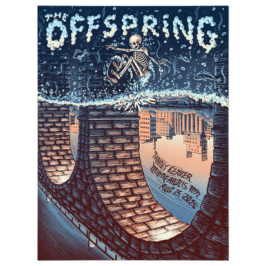 Offspring Minneapolis 8-15-25 Screen Print Poster