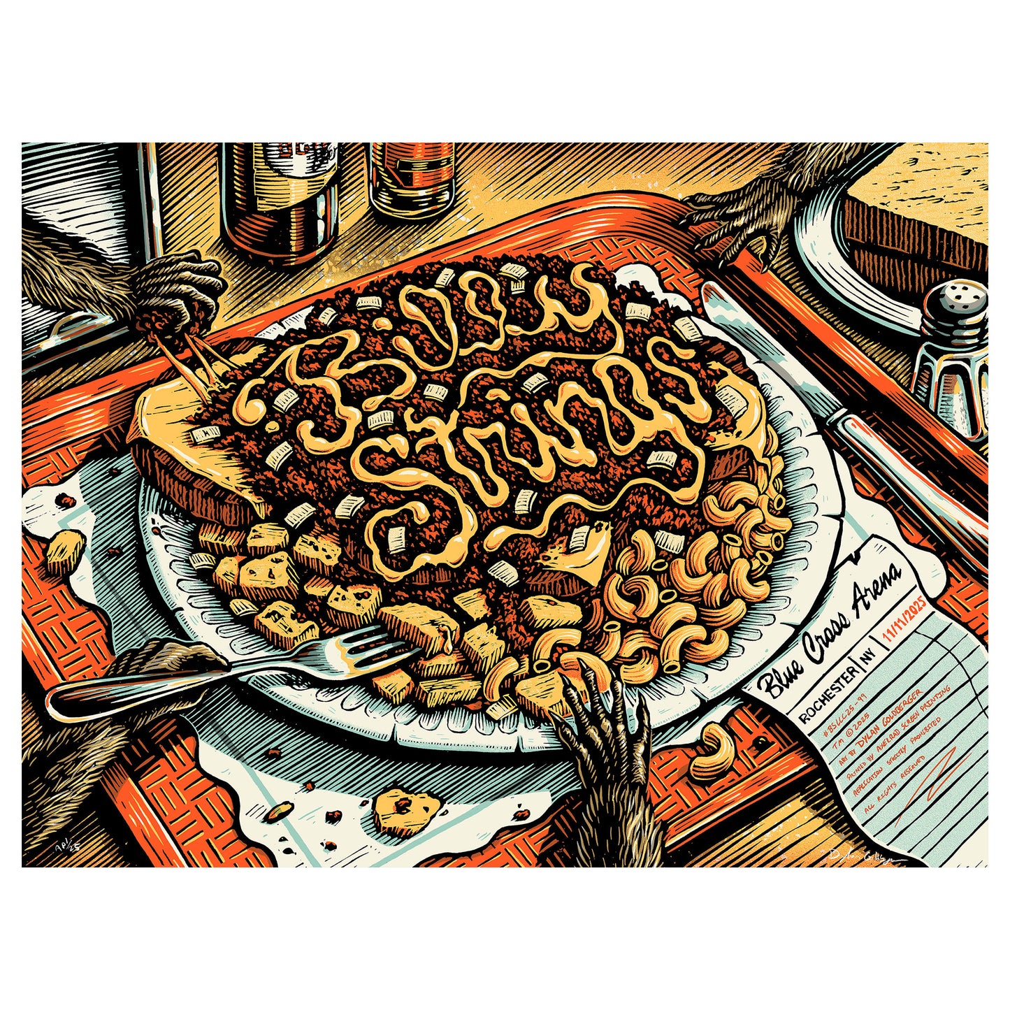 Billy Stings Rochester 11/11/25 Poster