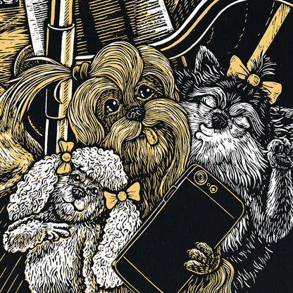 Subway Dogs Screen Print