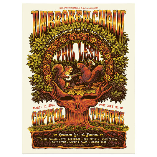 Grahame Lesh Unbroken Chain Capitol Theatre 3/13/26 Poster