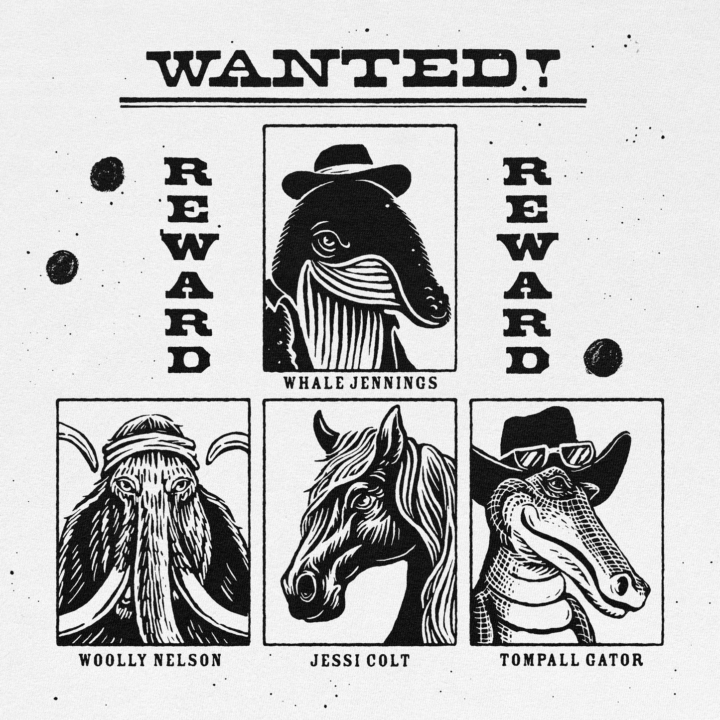 Wanted! The Outlaw Animals T-Shirt