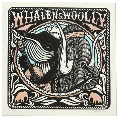 Whalen and Woolly Print