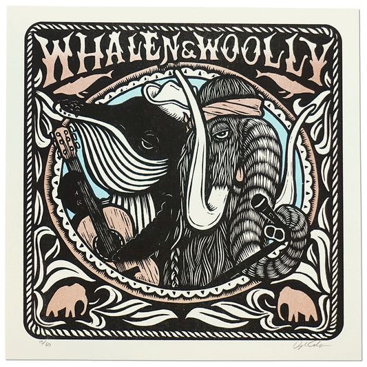 Whalen and Woolly Print