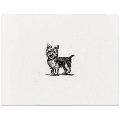 Yorkie Art Print