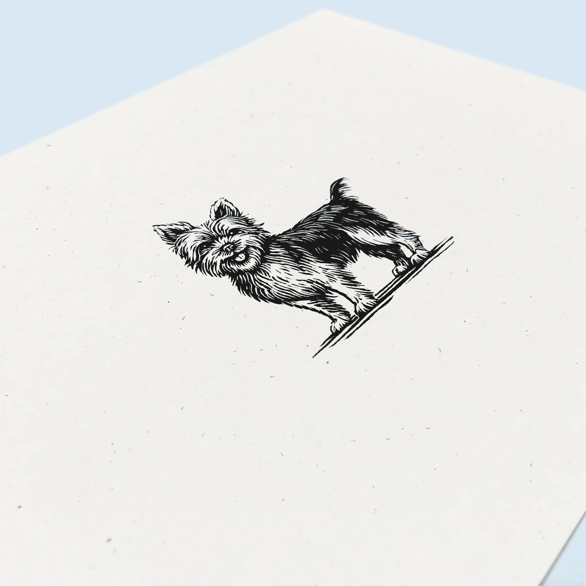 Yorkie Art Print