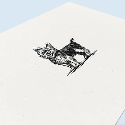 Yorkie Art Print