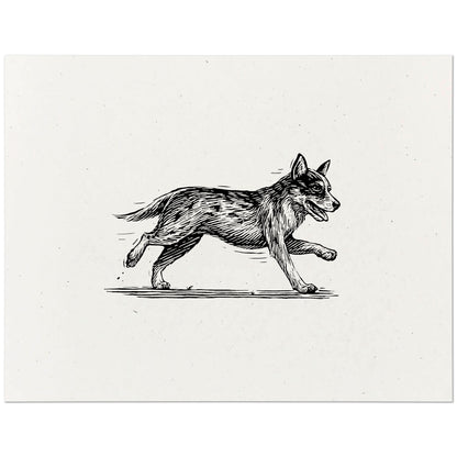 Australian Cattle Dog Art Print