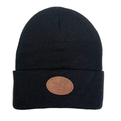 Beanie with Skate Dog Leather Patch
