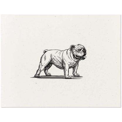 Bulldog Art Print