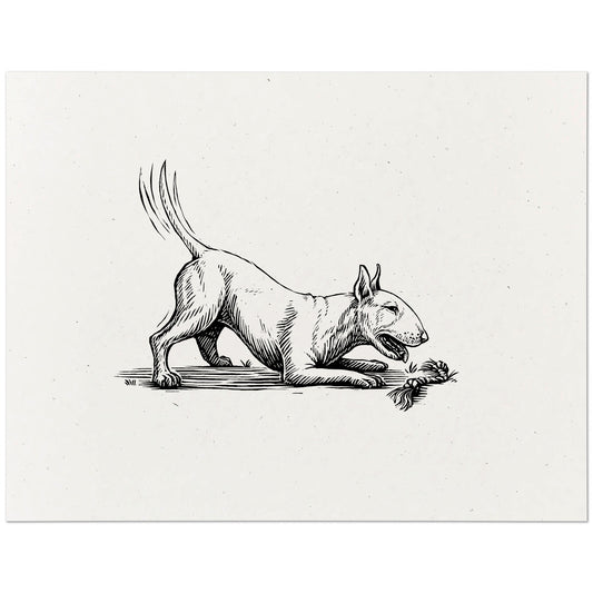 Bull Terrier Print
