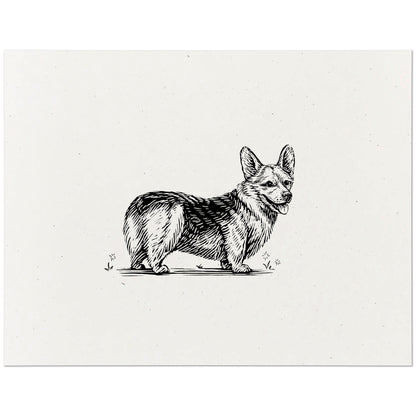 Pembroke Welsh Corgi Art Print
