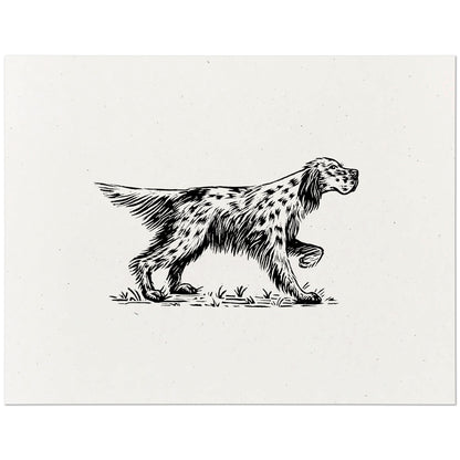 English Setter Art Print