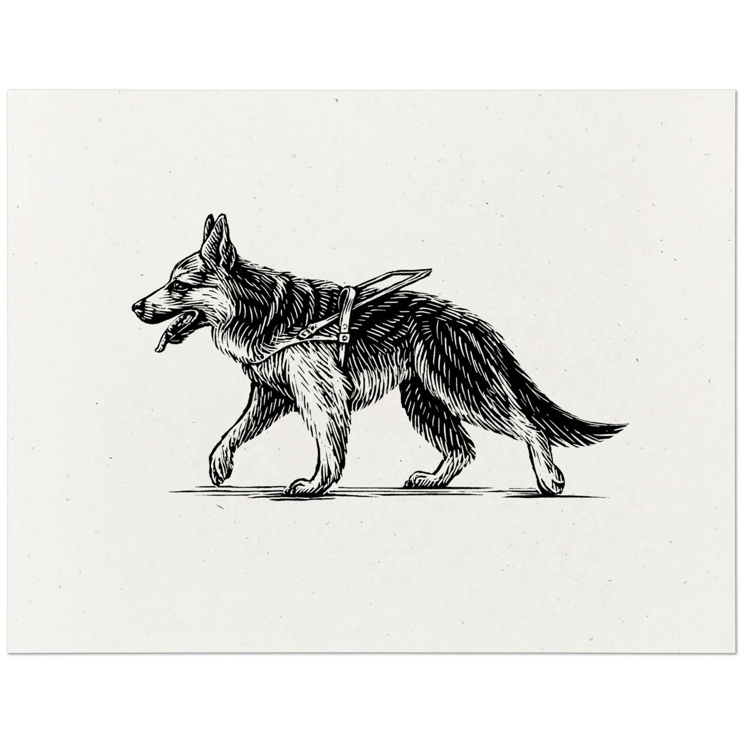 German Shepherd Art Print