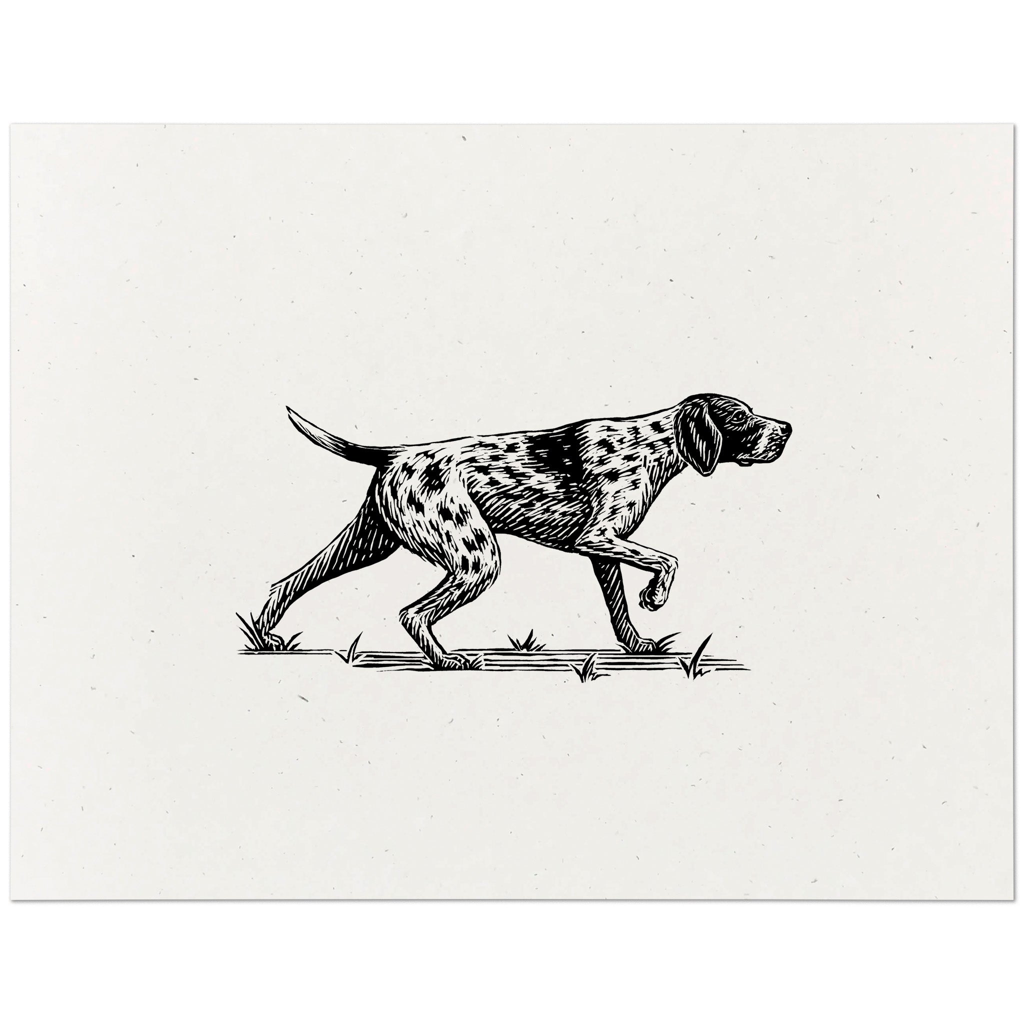 German Shorthaired Pointer Art Print- Dog Wall Art Screen Print by ...