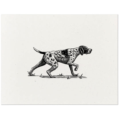 German Shorthaired Pointer Art Print