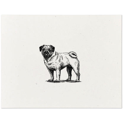 Pug Art Print