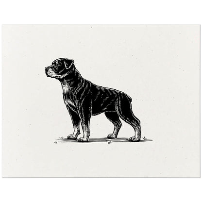 Rottweiler Art Print