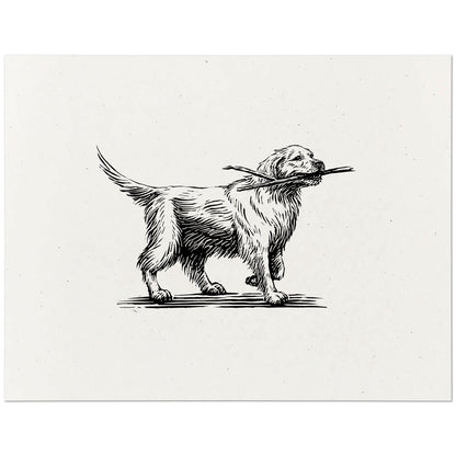 Golden Retriever Art Print