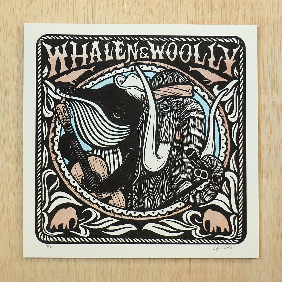 Whalen and Woolly Print