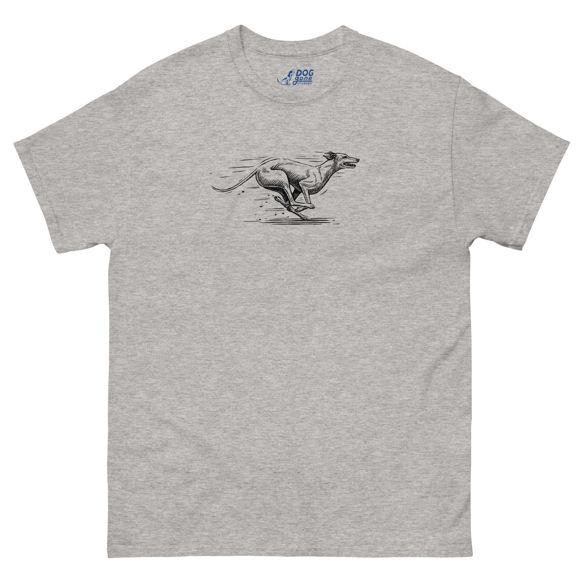 Greyhound T-Shirt- Woodcut Dog Art by Dylan Goldberger – Dog Gone 