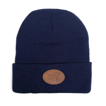 Beanie with Skate Dog Leather Patch