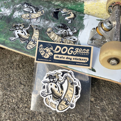 Skate Dog Sticker Pack